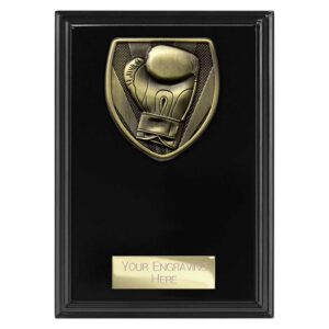 Cobra Plaque Boxing Black Trophy HQ