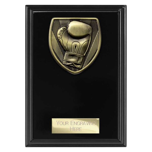 Cobra Plaque Boxing Black Trophy HQ