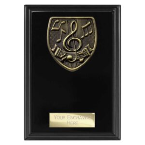Cobra Plaque Music Black Trophy HQ