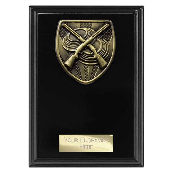Cobra Plaque Clay Pigeon Shooting Black Trophy HQ