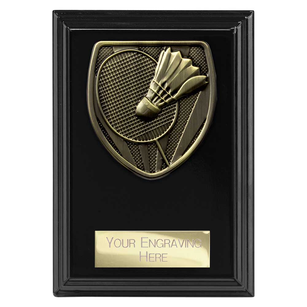 Cobra Plaque Badminton Black Trophy HQ Cobra Plaque Badminton Black Trophy HQ