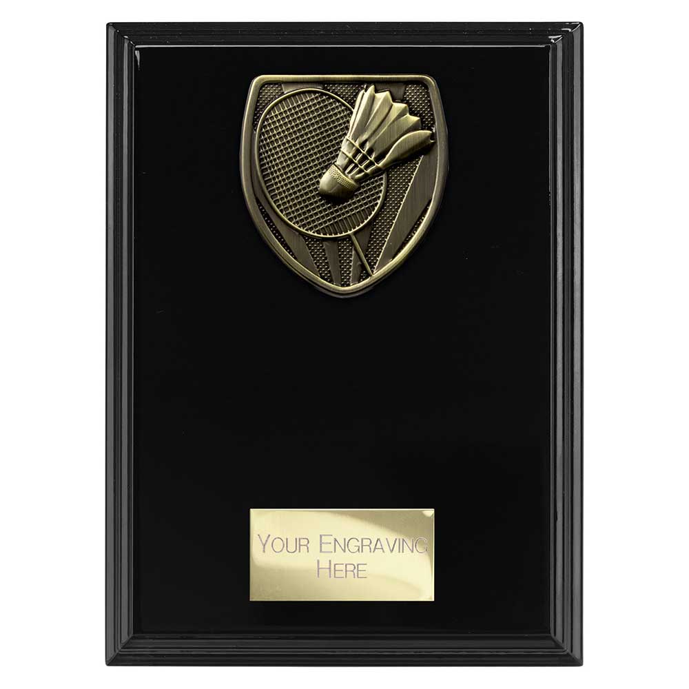 Cobra Plaque Badminton Black Trophy HQ Cobra Plaque Badminton Black Trophy HQ