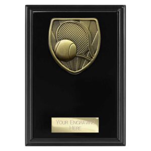 Cobra Plaque Tennis Black Trophy HQ