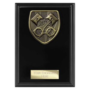 Cobra Plaque Motorsport Piston Black Trophy HQ