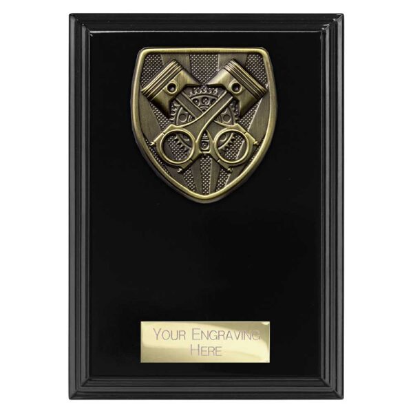 Cobra Plaque Motorsport Piston Black Trophy HQ