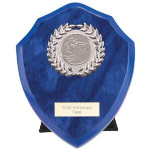 Reward Wreath Shield Azure Blue Trophy HQ