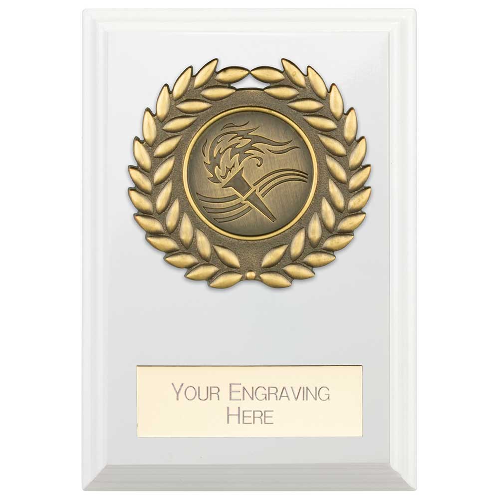 Reward Wreath Plaque Arctic White Trophy HQ Reward Wreath Plaque Arctic White Trophy HQ