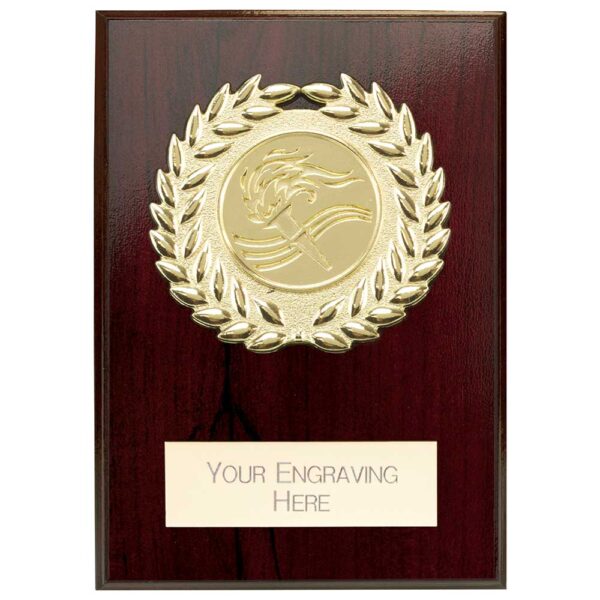 Reward Wreath Plaque Cracked Cherry Trophy HQ