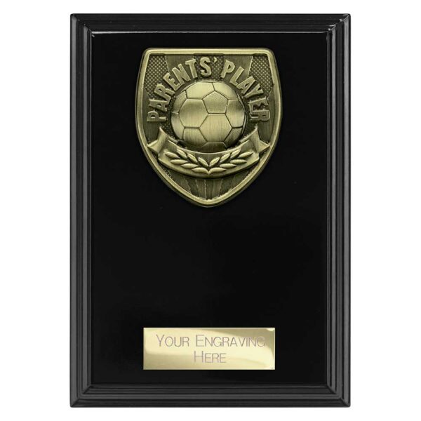 Cobra Plaque Parents Player Black Trophy HQ