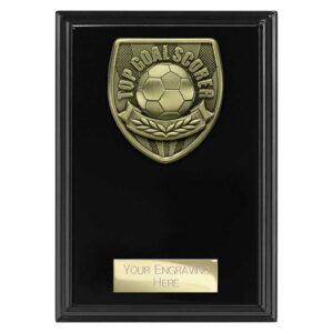 Cobra Plaque Top Scorer Black Trophy HQ
