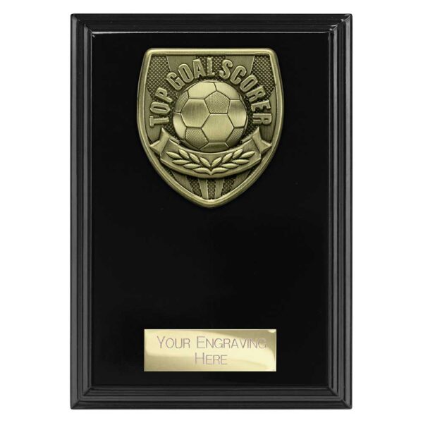 Cobra Plaque Top Scorer Black Trophy HQ