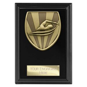 Cobra Plaque Swimming Black Cobra Plaque Swimming Black Trophy HQ