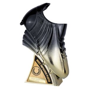 Power Golden Boot Trophy Most Improved Black and Gold Trophy HQ