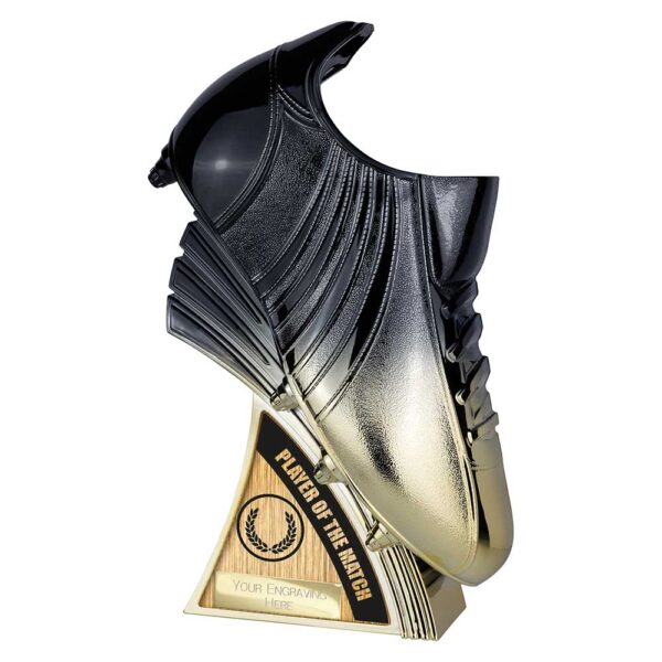 Power Golden Boot Trophy Player of Match Black and Gold Trophy HQ