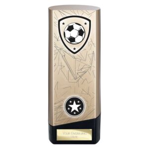 Prime Football Trophy Football Black and Gold Trophy HQ