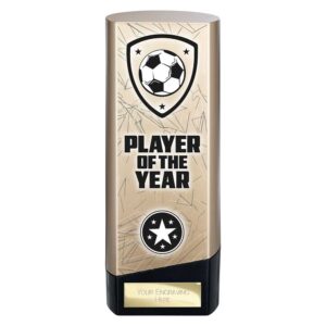 Prime Football Trophy Player of Year Black and Gold Trophy HQ