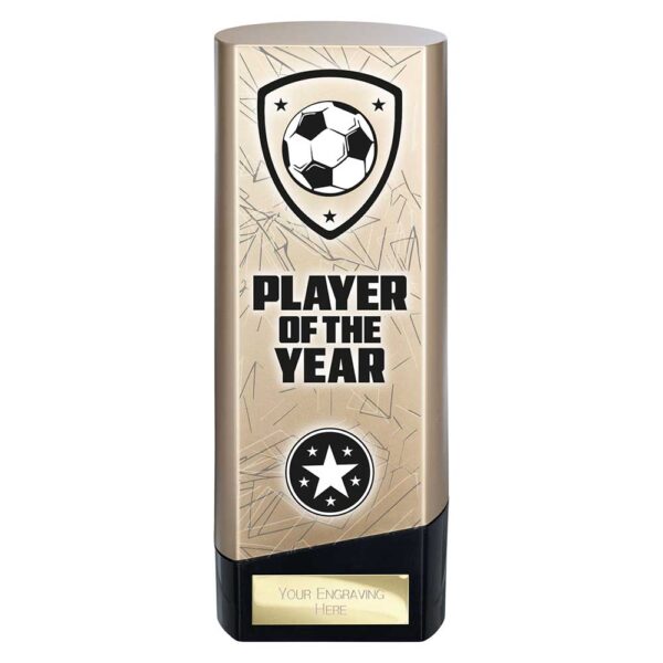 Prime Football Trophy Player of Year Black and Gold Trophy HQ