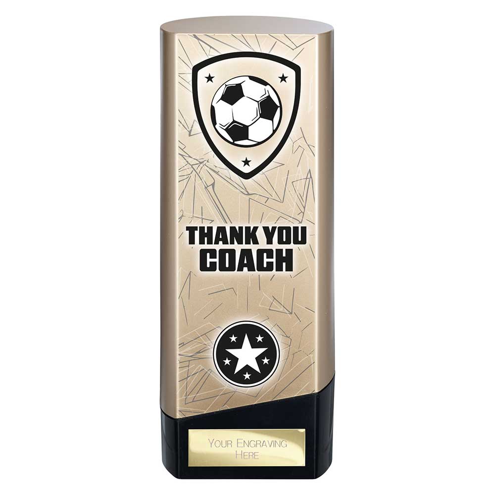 Prime Football Trophy Thank You Coach Black and Gold Trophy HQ Prime Football Trophy Thank You Coach Black and Gold Trophy HQ