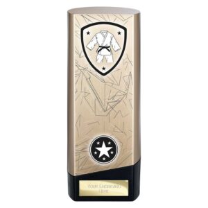 Prime Martial Arts Trophy Black and Gold Trophy HQ