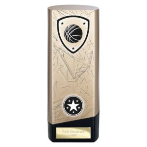 Prime Basketball Trophy Black and Gold Trophy HQ