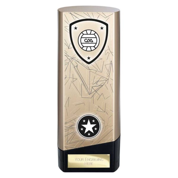 Prime GAA Trophy Black and Gold Trophy HQ