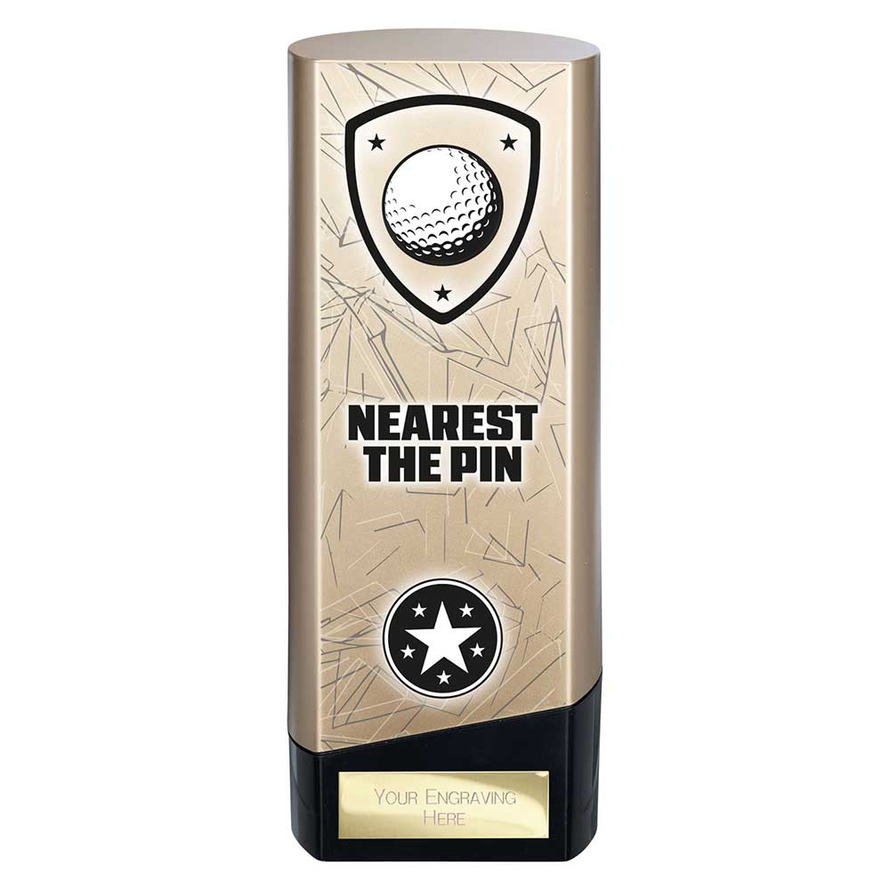 Prime Golf Trophy Nearest the Pin Black and Gold Trophy HQ Prime Golf Trophy Nearest the Pin Black and Gold Trophy HQ