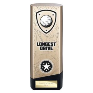 Prime Golf Trophy Black and Gold Trophy HQ