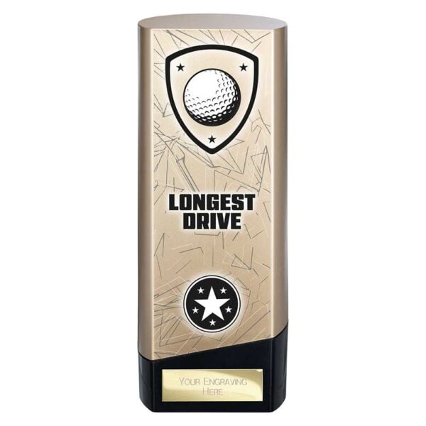Prime Golf Trophy Black and Gold Trophy HQ