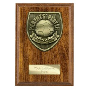 Cobra Plaque Parents Player Walnut Trophy HQ