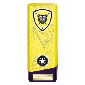 Prime Trophy Darts Yellow and Purple Trophy HQ