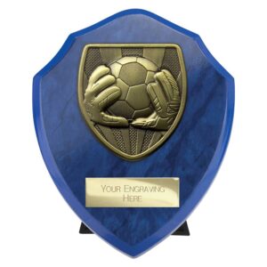 Cobra Shield Football Goal Keeper Blue Cobra Shield Football Goal Keeper Blue Trophy HQ 2