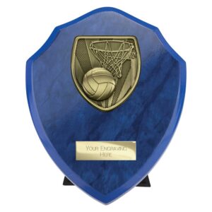Cobra Shield Netball Blue Trophy HQ
