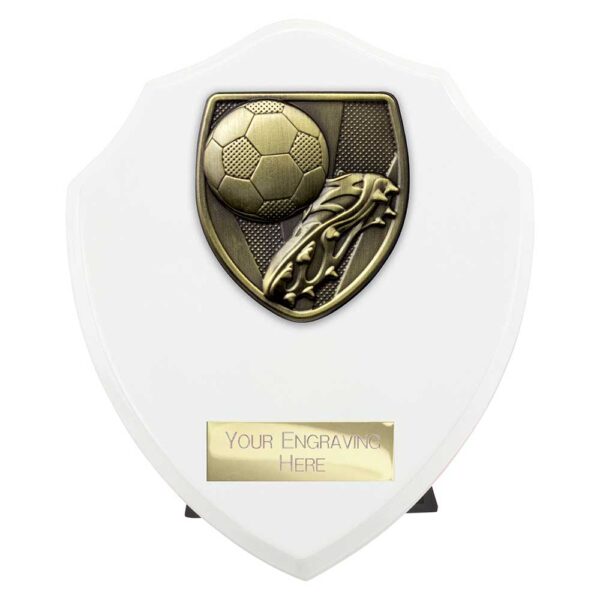 Cobra Shield Football Boot and Ball White Trophy HQ