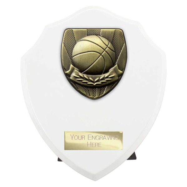 Cobra Shield Basketball White Trophy HQ