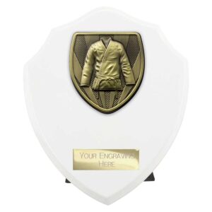 Cobra Shield Martial Arts Gee White Trophy HQ
