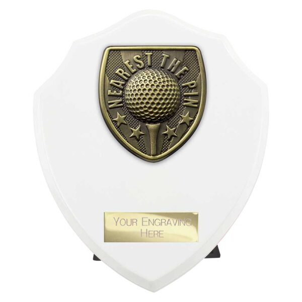 Cobra Shield Golf Nearest the Pin White Trophy HQ