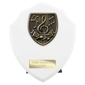 Cobra Shield Music White Trophy HQ