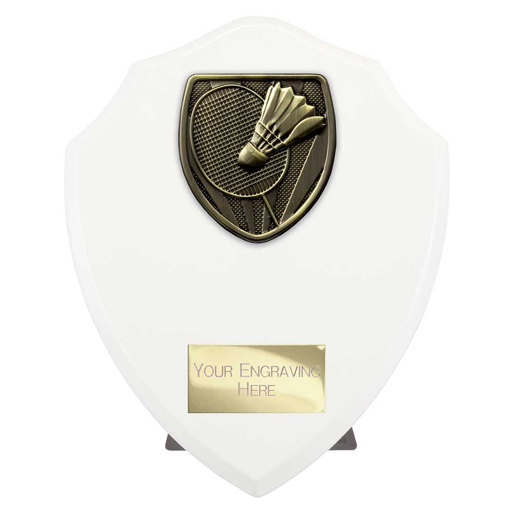 Cobra Shield Badminton White Trophy HQ Cobra Shield Badminton White Trophy HQ