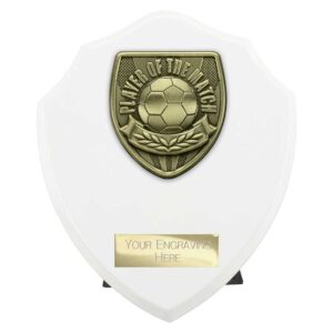 Cobra Shield Player of Match White Trophy HQ