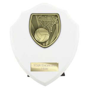 Cobra Shield Netball White Trophy HQ