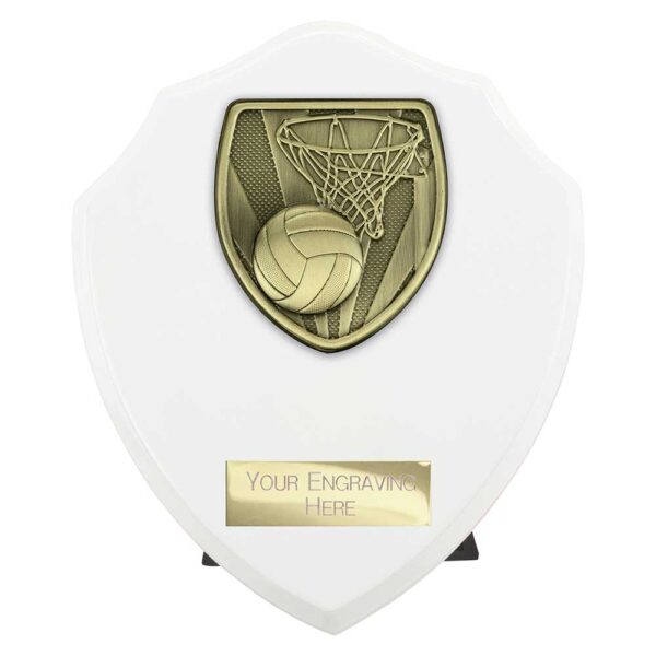 Cobra Shield Netball White Trophy HQ