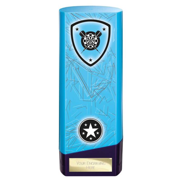 Prime Darts Trophy Blue and Purple Trophy HQ