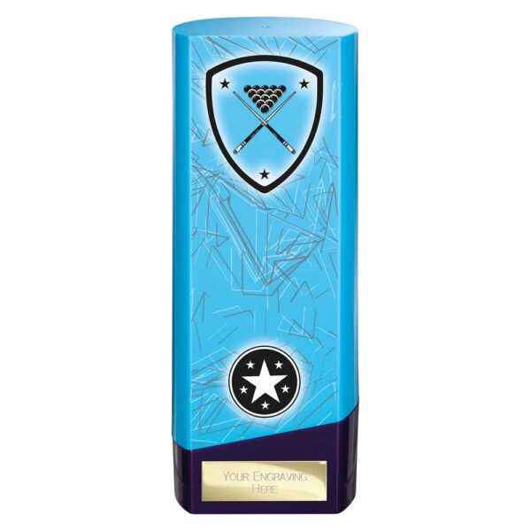 Prime Pool Trophy Blue and Purple Trophy HQ