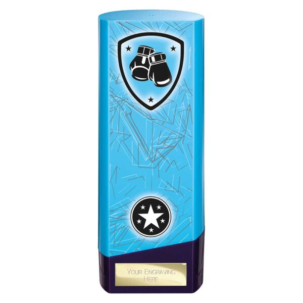 Prime Boxing Trophy Blue and Purple Trophy HQ