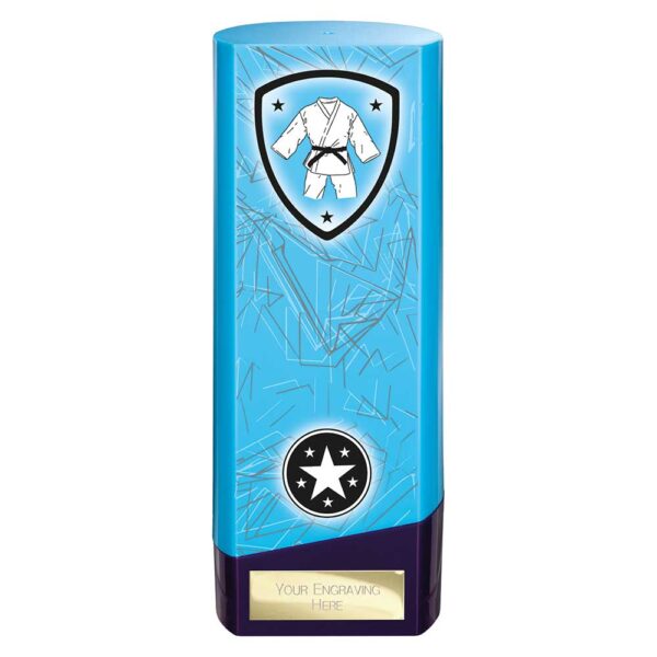 Prime Martial Arts Trophy Blue and Purple Trophy HQ