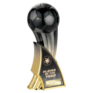 Firestorm Football Trophy Player of Year Black and Gold Trophy HQ