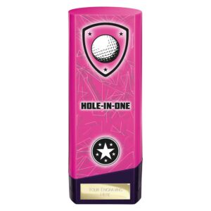Prime Golf Trophy Hole in One Pink and Purple Trophy HQ