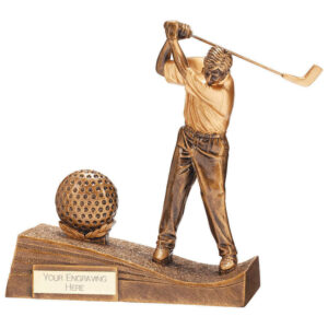 Horizon Golf Male Figure Gold Trophy HQ