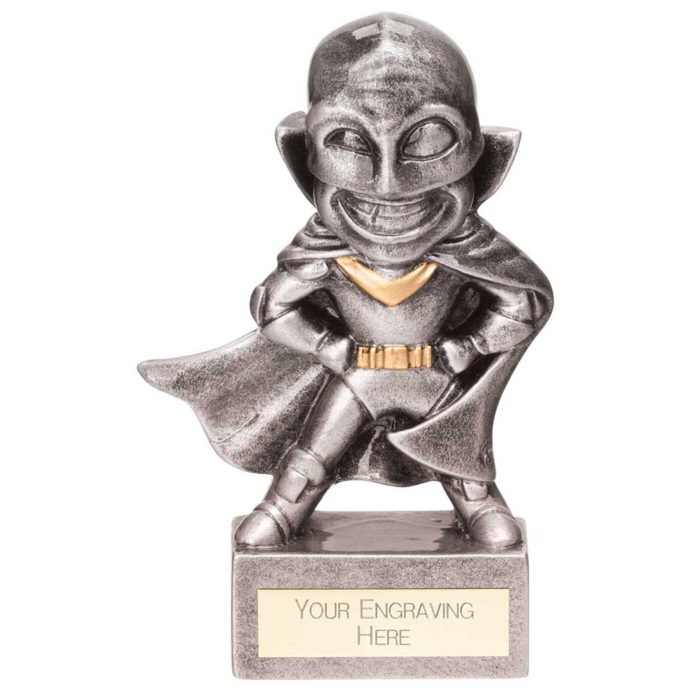 Superhero Male Trophy Silver Trophy HQ Superhero Male Trophy Silver Trophy HQ