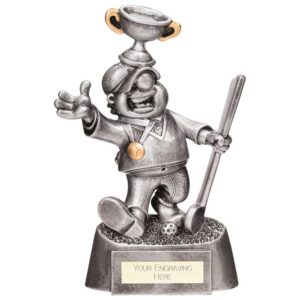 Goof Balls Golf Winner Trophy Silver Trophy HQ